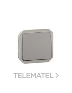 PULSADOR NA PLEXO MODULAR, 10A, GRIS