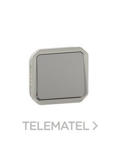 CONMUTADOR PLEXO MODULAR, 10AX, GRIS