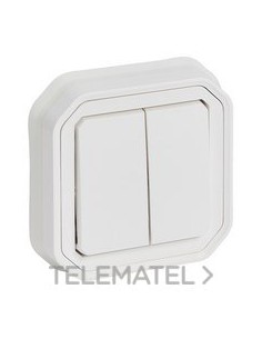 CONMUTADOR DBL.PLEXO MONOBL.EMP.10AX,BL