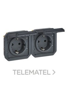 BA.CTE.PRECBLD.PLEXO IP55,2x2P+T,HORIZON