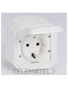 BA.CTE.MONOBL.SUPF.PLEXO IP55,16A,2P+T