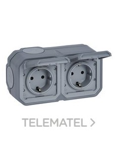 BA.CTE.MONOBL.PLEXO IP55,16A,2x2P+T,INST