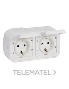 BA.CTE.MONOBL.PLEXO IP55,16A,2x2P+T,INST
