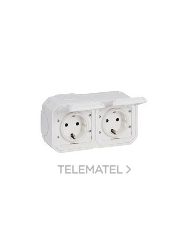 BA.CTE.MONOBL.PLEXO IP55,16A,2x2P+T,INST