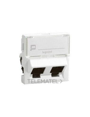 MOSAIC RJ45X2 C6 FTP  2M 45D