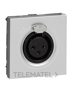 MO-BASE XLR 3POL H 2M AL TORN