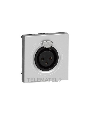 MO-BASE XLR 3POL H 2M AL TORN