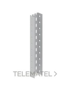 PIEZA U PERFORADA INOXIDABLE GRIS