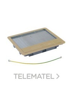 TAPA CAJA SUELO BRONCE 12/18M