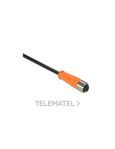 CONECTOR HEMBRA M12 INOXIDABLE IP69K 10m