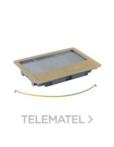 TAPA CAJA SUELO BRONCE 8/12M