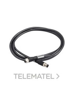 CABLE MODBUS IP67 M12 MARFIL BLINDADO 1m