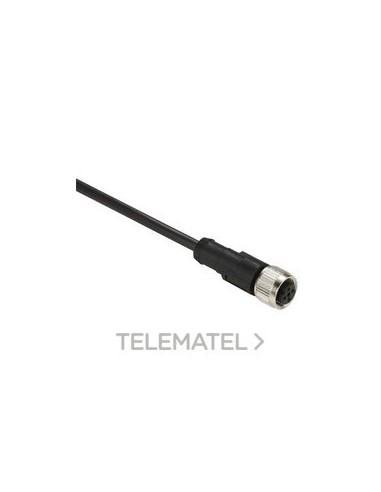 CABLE FUENTE M12 CON 2 CONTACTOS 10m