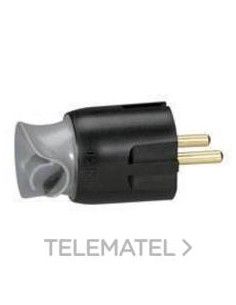 CLAVIJA 2P+T 16A ROT NEGRA GSB