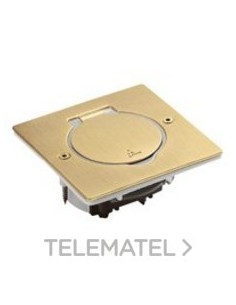 CAJA IP44 CUADRADA 2M BRONCE
