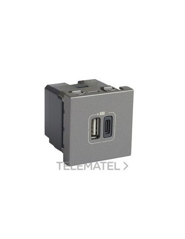 MO-BASE USB A+C 3A 15W 2M AL