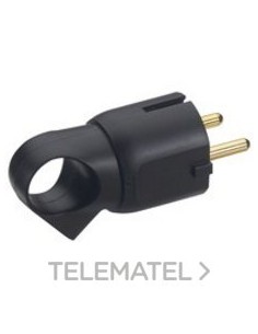 CLAVIJA 2P+T 16A C/T NEGRA GSB