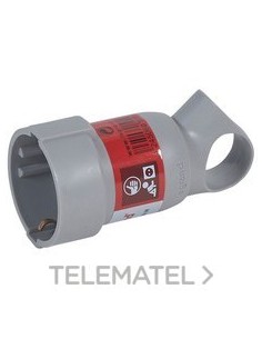 BASE 2P+T 16A C/T GRIS GSB