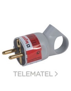 CLAVIJA 2P+T 16A C/T GRIS GSB