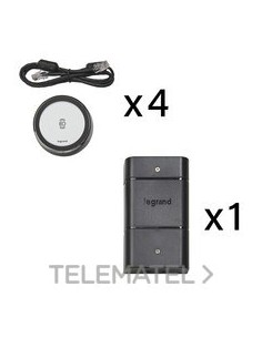 KIT 4 CAR.15W INTEGRACIÓN MOB.80mm 2 FUE