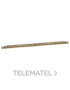 BARRA DE LATÓN PERFORADA 36 MÓDULOS