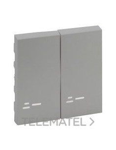 NS-TECLA DOBLE C/VISOR ALUM