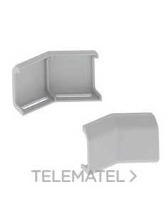 UNIÓN ESQUINA PLANA 100 U23X GRIS