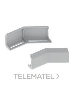 UNIÓN ESQUINA PLANA 60 U23X GRIS