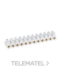 REGLETA NYLBLOC 16MM2 BLANCA