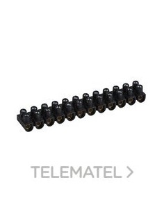 REGLETA NYLBLOC 10MM2 NEGRA