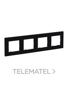 NS-PLACA 4ELE NEGRO MATE