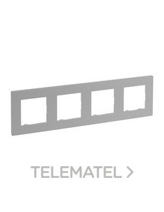 NS-PLACA 4ELE ALUMINIO