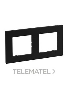 NS-PLACA 2ELE NEGRO MATE