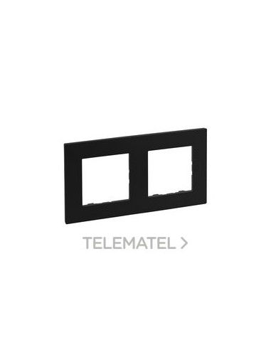 NS-PLACA 2ELE NEGRO MATE