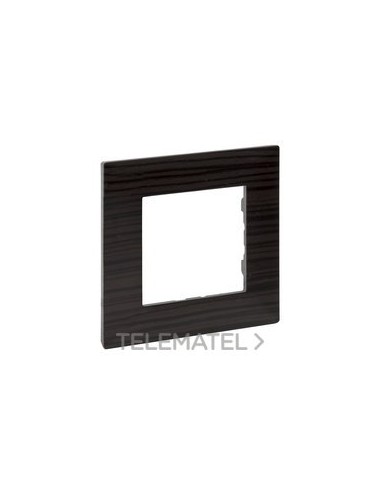 NS-PLACA 1ELE MADERA OSCURA