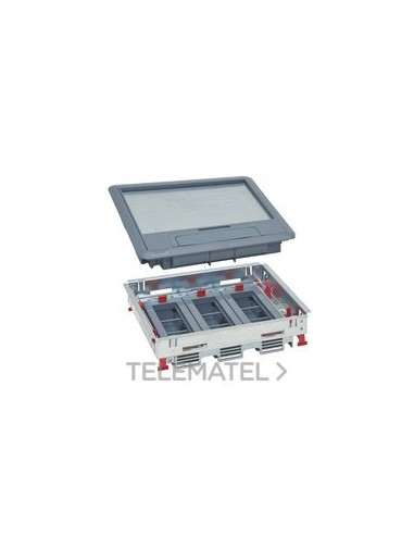 KIT CAJA SUELO TAPA PLAS H 18M