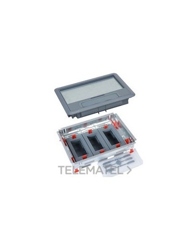 KIT CAJA SUELO TAPA PLAS H 12M