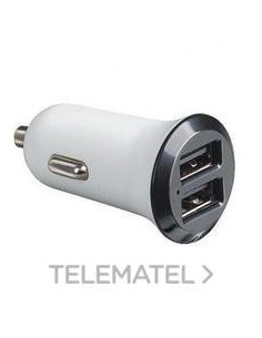 KIT 2 USB CARGADOR COCHE 12V