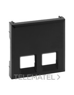 NS-FRONTAL BASE DOBLE RJ45NEGR