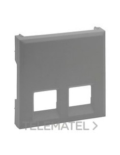 NS-FRONTAL BASE DOBLE RJ45ALUM