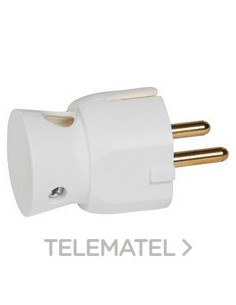 CLAVIJA 2P+T S/LATERAL BLANCA