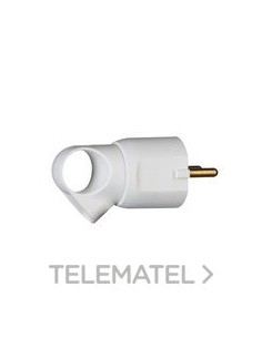 CLAVIJA 2P+T C/TIRADOR BLANCA