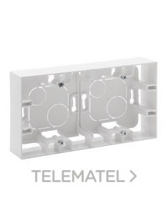 NS-CAJA SUPERFICIE 2ELE BLAN