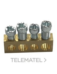 BORNA DE TIERRA 4 HUECOS