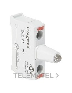 BLOC LUM LED VERM 230V P/CX