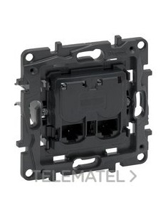 NS-BASE DOBLE RJ45 CAT6 UTP