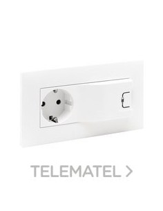 NS-BASE 2P+T+USB A 1A/5V BLAN