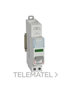 PULSADOR NA + LED VERDE 1MOD