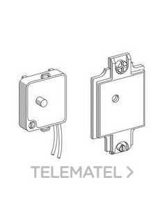 TAPA CON 2 LEDS LLAVE 110/240V XCSE53