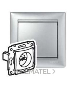 VL-BASE FR 2P+T 16A TORN ALUM